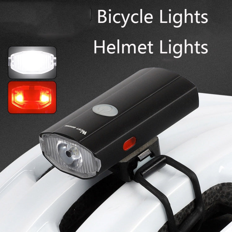 WEST BIKING YP0701281 Bicycle Lights Helmet Lights Front And Tail Warning Lights USB Night Riding Mountain Bike Equipment With Side Lights, YP0701281