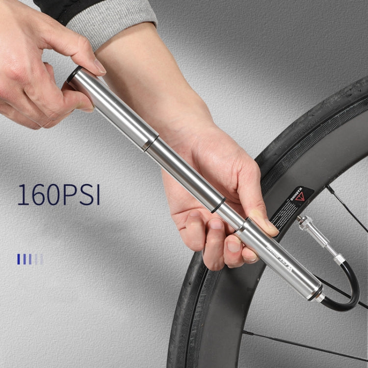 West Biking Bicycle Pump Portable High Pressure Inflators Mountain Road Car Bicycle Riding Equipment, West Biking Pump(Black), West Biking Pump(Silver)