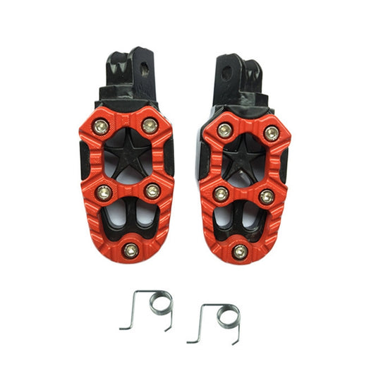 Accessoires de pédale en alliage d'aluminium modifiés pour moto, rouge, noir, argent, bleu, jaune, orange, violet