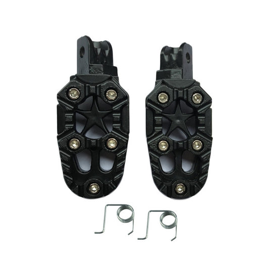 Accessoires de pédale en alliage d'aluminium modifiés pour moto, rouge, noir, argent, bleu, jaune, orange, violet