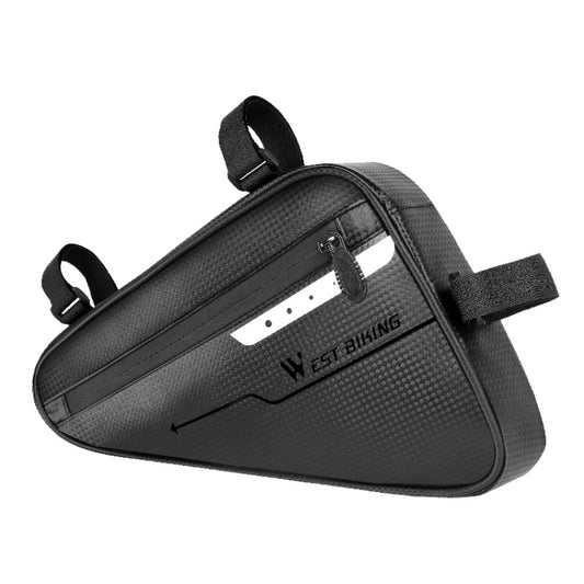 WEST BIKING Bicycle Large-Capacity Triangle Bag Waterproof Beam Bag Riding Equipment, WEST BIKING Triangle Bag