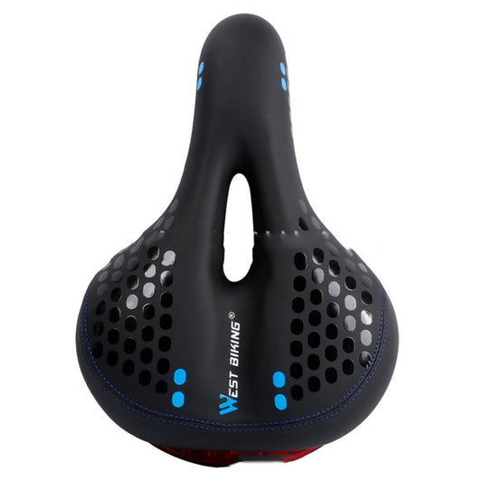 Feu arrière de vélo WEST BIKING YP0801083, coussin de selle VTT épais, doux et confortable, noir et bleu, noir et rouge, vert foncé