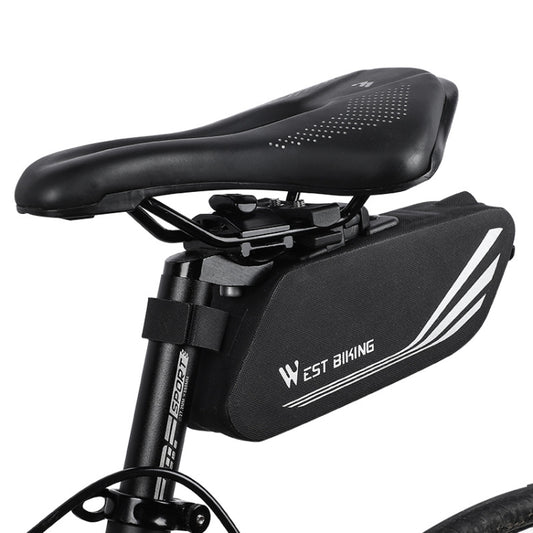 WEST BIKING YP0707219 Sacoche de selle étanche et portable, réfléchissante, avec coque rigide, pour équipement de cyclisme, YP0707219