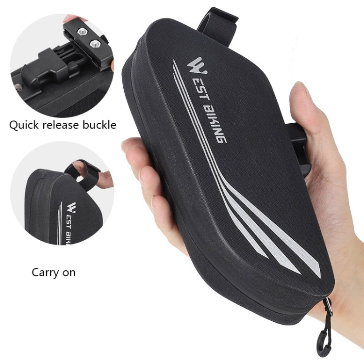 WEST BIKING YP0707219 Bicycle Portable Reflective Tail Bag Waterproof Saddle Bag Hard Shell Seat Tube Bag Riding Equipment, YP0707219