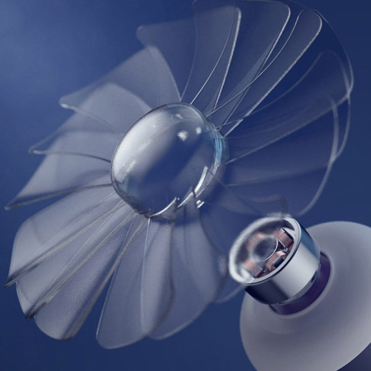 MF023 Ventilateur de plafond lumineux en forme d'avion, avec télécommande USB, bleu, blanc