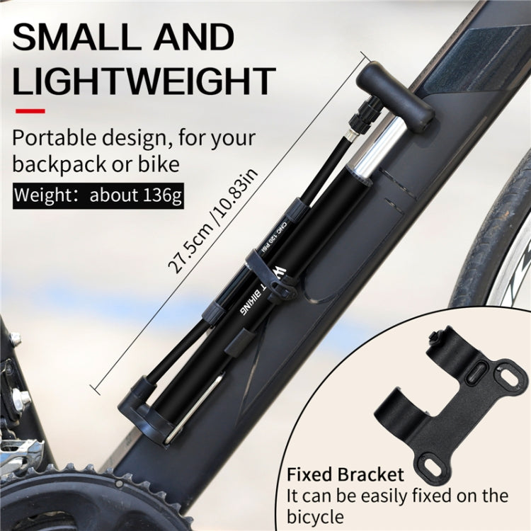WEST BIKING High Pressure Bicycle Vertical Pump With Barometer, West Biking Vertical Pump