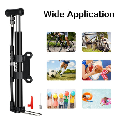 WEST BIKING High Pressure Bicycle Vertical Pump With Barometer, West Biking Vertical Pump