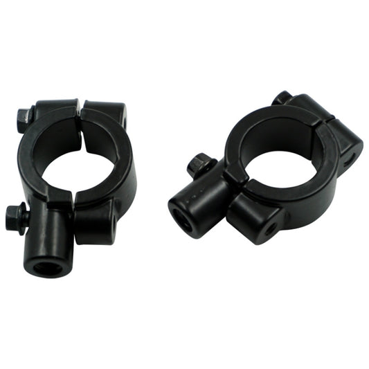 6 supports de rétroviseurs pour moto, M8 22mm Noir, M8 22mm Argent, M10 22mm Noir, M10 22mm Argent, M10 25mm Noir, M10 25mm Argent, M8 25mm Noir, M8 25mm Argent