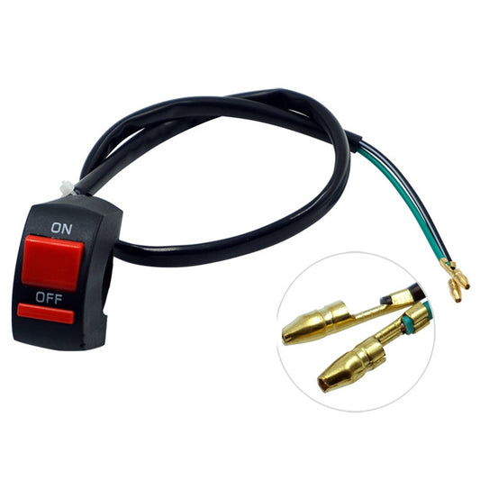 10 PCS Accessoires de Modification Moto Véhicule Tout-Terrain Double Interrupteur de Feux de Détresse Interrupteur de Contrôle de Phare LED, Double Interrupteur de Feux de Détresse