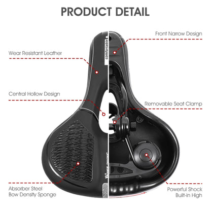 WESTBIKING Mountain Road  Bike Reflective Seat Cushion Soft Comfortable Seat Equipment Accessories, Sporty, Casual