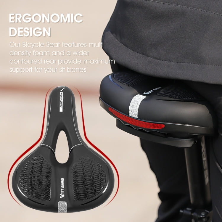 WESTBIKING Mountain Road  Bike Reflective Seat Cushion Soft Comfortable Seat Equipment Accessories, Sporty, Casual