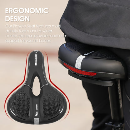WESTBIKING Mountain Road  Bike Reflective Seat Cushion Soft Comfortable Seat Equipment Accessories, Sporty, Casual