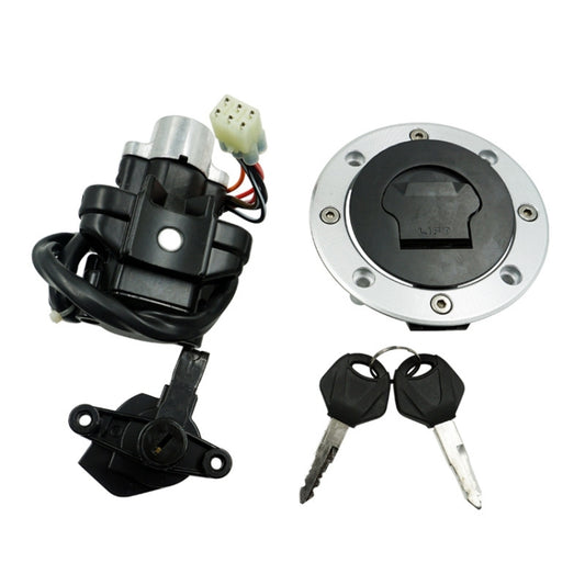 Kit de modification moto serrure de bouchon de réservoir de carburant serrure électrique de porte adapté pour Suzuki GSF600 / GSF1200, pour Suzuki GSF600