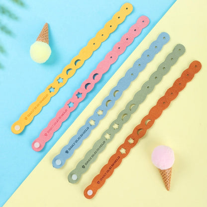 5pcs BUGS Mosquito Repellent Bracelet Mosquito Ring Outdoor Mosquito Bracelet Color Random Delivery, Staroon Bracelet