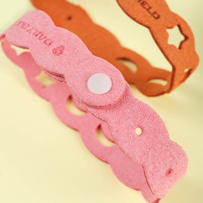5pcs BUGS Mosquito Repellent Bracelet Mosquito Ring Outdoor Mosquito Bracelet Color Random Delivery, Staroon Bracelet