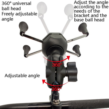 N-STAR N002 Motorcycle Bicycle Mobile Phone Bracket Riding Equipment, Large T Head, Small T Head, Large Tilted Head, Small Tilted Head, Large L Head, Small L Head, Large Long Ball Head, Small Long Ball Head