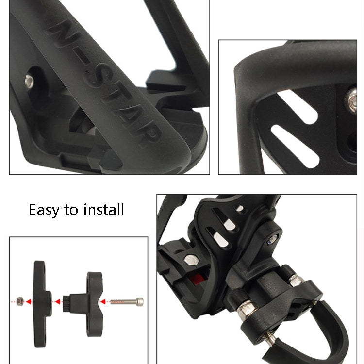 N-Star NPH-W1 Motorcycle Bicycle Cup Holder Riding Bottle Holder, N-Star NPH-W1