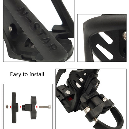 N-Star NPH-W1 Motorcycle Bicycle Cup Holder Riding Bottle Holder, N-Star NPH-W1