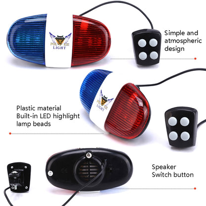 XC-325 Electronic Bell Bicycle Lamp 4 Tone Speaker, XC-325 Electronic Bell