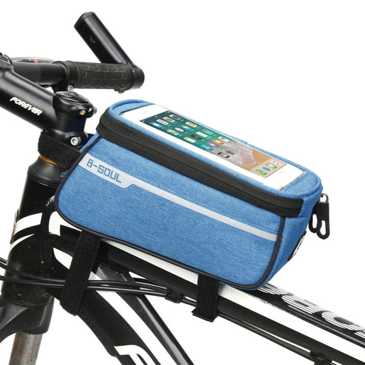 Sac de vélo B-Soul YA249 pour cadre avant de VTT, équipement de cyclisme, sacoche de selle, sacoche de tube supérieur, YA249 (Rouge), YA249 (Bleu), YA249 (Noir), YA249 (Gris)