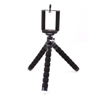 5 PCS Octopus Photography Sponge Mobile Phone Stand Portable Lazy Adjustable Vibrato Live Tripod Stand, With Phone Clip (Black), Without Phone Clip, With Phone Clip (Blue)