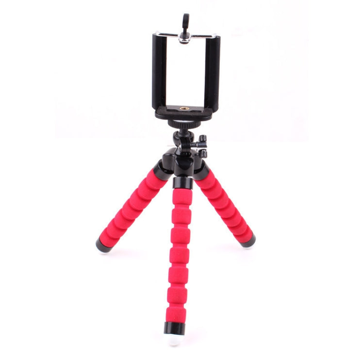 5 PCS Octopus Photography Sponge Mobile Phone Stand Portable Lazy Adjustable Vibrato Live Tripod Stand, With Phone Clip (Black), Without Phone Clip, With Phone Clip (Blue)
