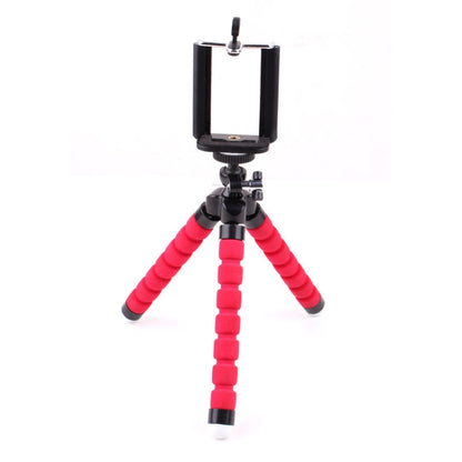 5 PCS Octopus Photography Sponge Mobile Phone Stand Portable Lazy Adjustable Vibrato Live Tripod Stand, With Phone Clip (Black), Without Phone Clip, With Phone Clip (Blue)