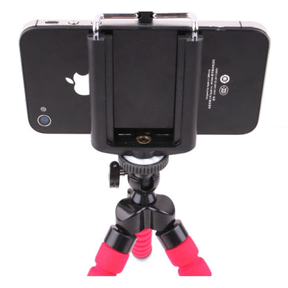 5 PCS Octopus Photography Sponge Mobile Phone Stand Portable Lazy Adjustable Vibrato Live Tripod Stand, With Phone Clip (Black), Without Phone Clip, With Phone Clip (Blue)