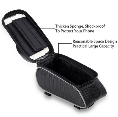 West Biking 1.5l Bicycle Anti-Light  Bag Riding Front Bag Mobile Phone Bag Boarding Bag Waterproof Bag, YP0707205