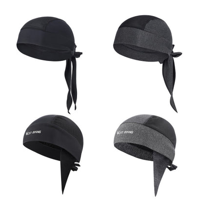 West Biking Summer Ice Silk Pirate Cap Riding Cap Men And Women  Outdoor Windproof Sunscreen Headgear, Windproof Sunscreen Headgear (Triangle Towel Black), Windproof Sunscreen Headgear (Triangle Towel Gray), Windproof Sunscreen Headgear (Tying Rope Bla...