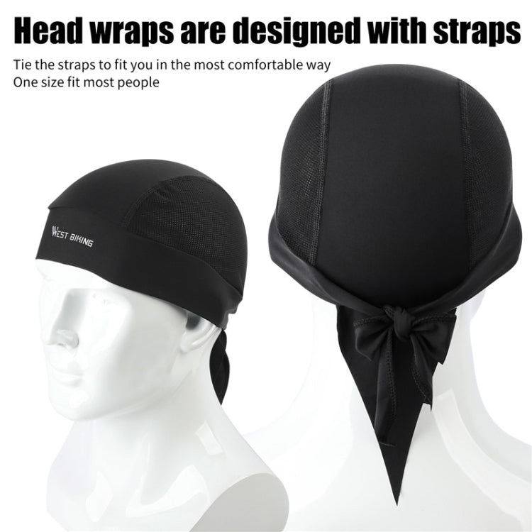 West Biking Summer Ice Silk Pirate Cap Riding Cap Men And Women  Outdoor Windproof Sunscreen Headgear, Windproof Sunscreen Headgear (Triangle Towel Black), Windproof Sunscreen Headgear (Triangle Towel Gray), Windproof Sunscreen Headgear (Tying Rope Bla...