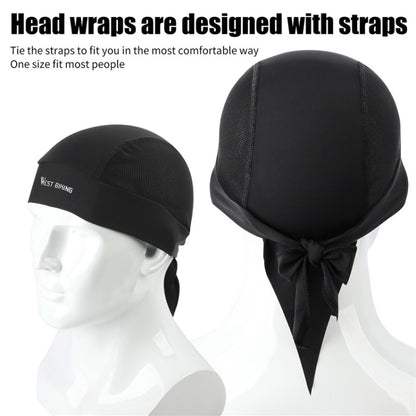 West Biking Summer Ice Silk Pirate Cap Riding Cap Men And Women  Outdoor Windproof Sunscreen Headgear, Windproof Sunscreen Headgear (Triangle Towel Black), Windproof Sunscreen Headgear (Triangle Towel Gray), Windproof Sunscreen Headgear (Tying Rope Bla...