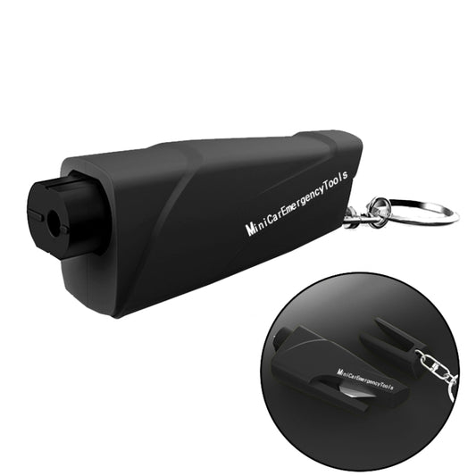 Car Safety Hammer Escapes Trapped Window Broken Device, Black, Yellow, Blue, Green, Red