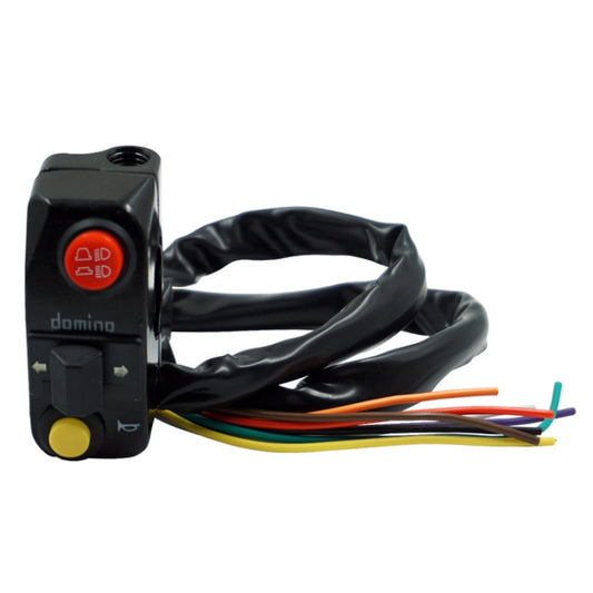 مفتاح تحكم في ضوء الشعاع العالي والمنخفض وإشارات الانعطاف والبوق لتعديل الدراجة النارية، مصنوع من سبائك الألومنيوم، أسود وفضي