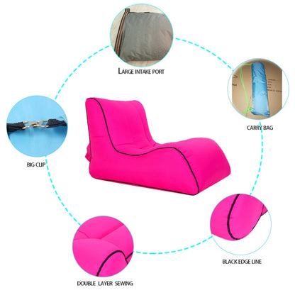 Canapé gonflable pliable et portable BB1803, fauteuil gonflable simple d'extérieur, 70 x 60 x 55cm, 90 x 70 x 65cm, 100 x 80 x 70cm
