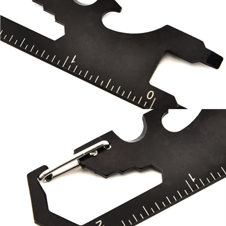 7 in 1 Outdoor Multi-Function Keychain Tool Card, 7 in 1