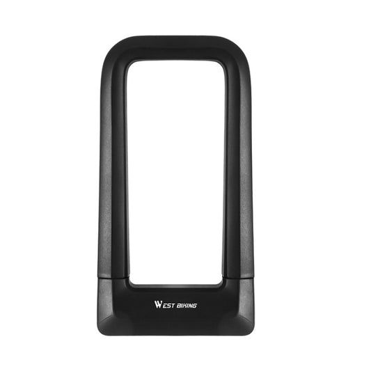 Antivol en U en silicone West Biking, antivol de vélo universel étanche en alliage anti-collision, antivol à clé