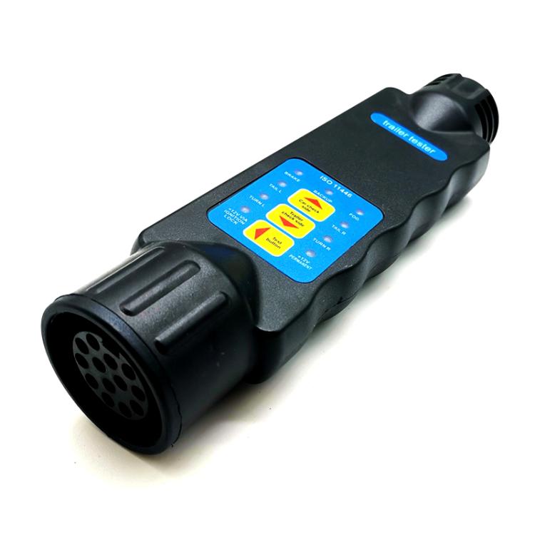 VS1130E-T 12V 13 Core Resistance Tester Trailer Plug Socket Connector Detector EU Plug, VS1130E-T 13 Pin