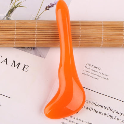 Resin Scraping Sheet Massage Facial Tendon Stick Beauty Salon Shave Board Acupuncture Pen, Color Classification: Amber Ingot Board, Amber Ingot Board, Amber Relaxing Stick, Amber Point Stick, Amber Meridiary Comb, Amber Triangle, Resin Yellow Ingot Boa...