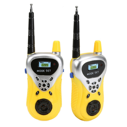 1 Pair Intelligent Wireless Call Walkie-Talkie Remote Dialogue Interactive Children Toys, 1 Pair Yellow, 1 Pair Green, 1 Pair Blue
