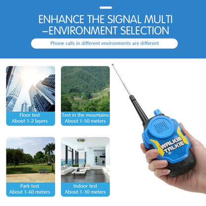 1 Pair Intelligent Wireless Call Walkie-Talkie Remote Dialogue Interactive Children Toys, 1 Pair Yellow, 1 Pair Blue