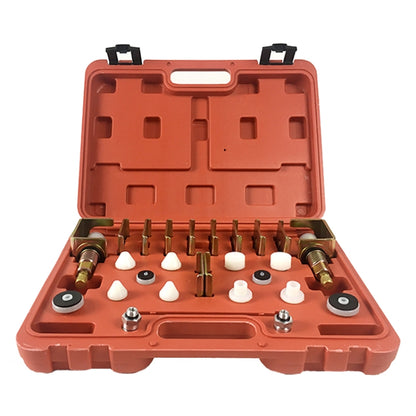 Kit de détection de fuites de climatisation automobile 26 en 1, outil de fuite à bouchon en alliage d'aluminium, outil de fuite 26 en 1