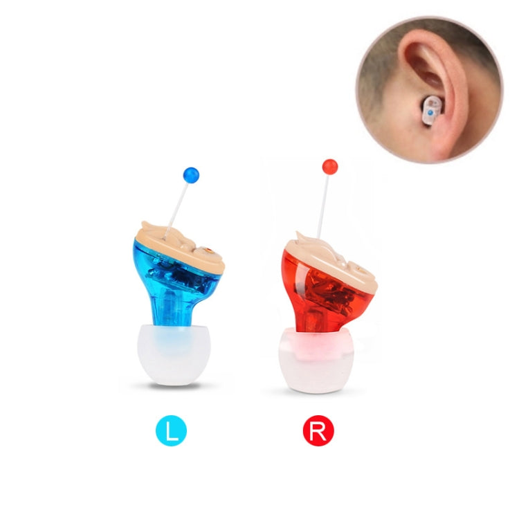 ZDC-901A Hearing Aid Sound Amplifier Digital Smart Denoising Hearing Aid, Blue, Red