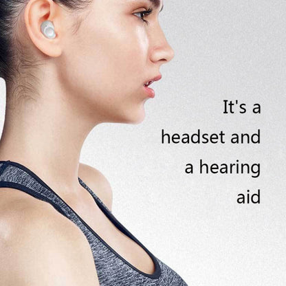 A39 Elderly Sound Amplifier Auxiliary Hearing Device Ear Bulb Concentrator Hearing Aid, A39 Black, Z-300 White