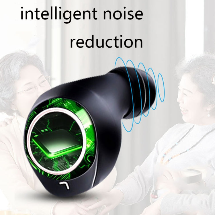 GM-305 Binaural Magnetic Rechargeable Hearing Aid Wireless Bluetooth Elderly Voice Amplifier, GM-305 (Black), GM-305 (White)