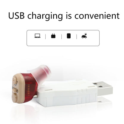 Old Man Hearing Aid Sound Amplifier Sound Collector, Red, Blue