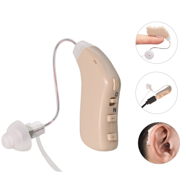 G28 Old Man Hearing Aid Sound Amplifier Sound Collector, Left Ear, Right Ear