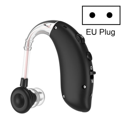 GM-105 Elderly Hearing Aid Sound Amplifier Intelligent Noise Reduction Sound Collector, US Plug(Black), EU Plug(Black)