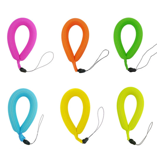 2 PCS Outdoor Camera Floating Tape Mobile Phone Sponge Floating With Diving Material Buoyancy Wristband, Rose Red, Blue, Yellow, Fluorescent Green, Orange, Green