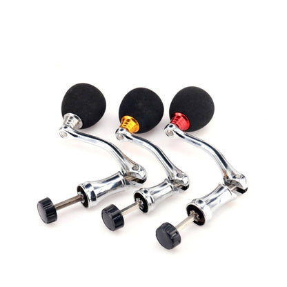 DEUKIO All-Metal EVA Rocker Fishing Reel Rocker Aluminum Alloy Knob For Fish Reel Tackle Accessory, Medium (Golden), Medium(Red), Large (Red), Large (Gun Color)